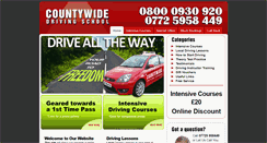Desktop Screenshot of countywide-driving.co.uk
